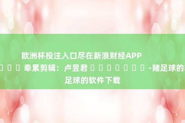 欧洲杯投注入口尽在新浪财经APP            						牵累剪辑：卢昱君 							-赌足球的软件下载