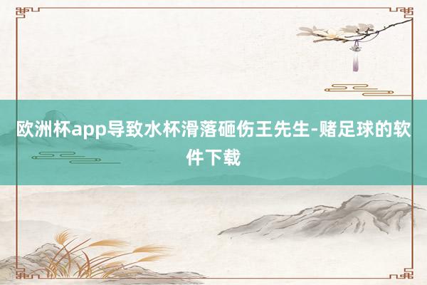 欧洲杯app导致水杯滑落砸伤王先生-赌足球的软件下载