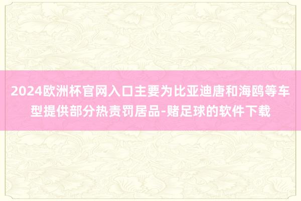 2024欧洲杯官网入口主要为比亚迪唐和海鸥等车型提供部分热责罚居品-赌足球的软件下载