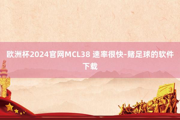 欧洲杯2024官网MCL38 速率很快-赌足球的软件下载