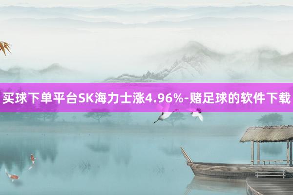 买球下单平台SK海力士涨4.96%-赌足球的软件下载