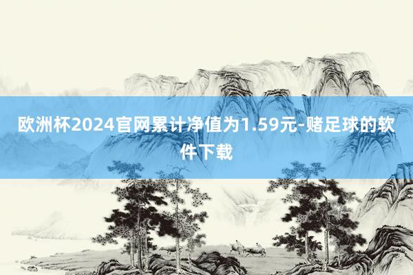 欧洲杯2024官网累计净值为1.59元-赌足球的软件下载