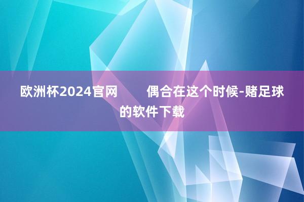 欧洲杯2024官网        偶合在这个时候-赌足球的软件下载