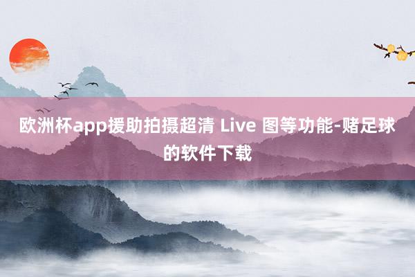 欧洲杯app援助拍摄超清 Live 图等功能-赌足球的软件下载