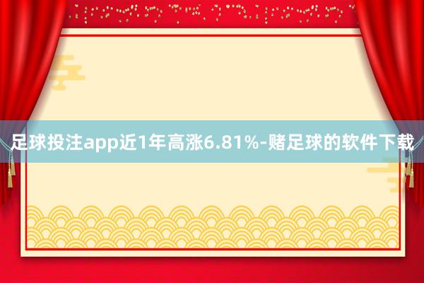 足球投注app近1年高涨6.81%-赌足球的软件下载