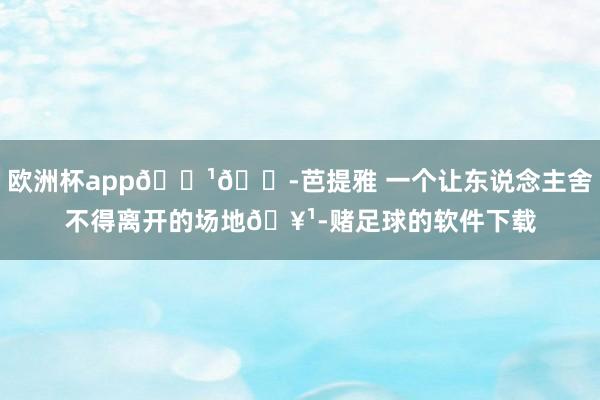 欧洲杯app🇹🇭芭提雅 一个让东说念主舍不得离开的场地🥹-赌足球的软件下载