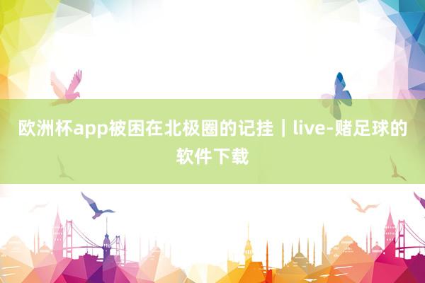 欧洲杯app被困在北极圈的记挂｜live-赌足球的软件下载