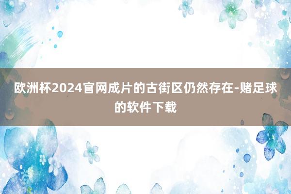 欧洲杯2024官网成片的古街区仍然存在-赌足球的软件下载